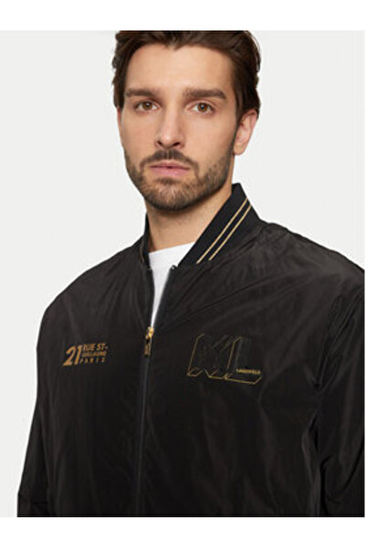 Karl Lagerfeld Ανδρικό Μπουφάν Bomber 505405 551501 Μαύρο