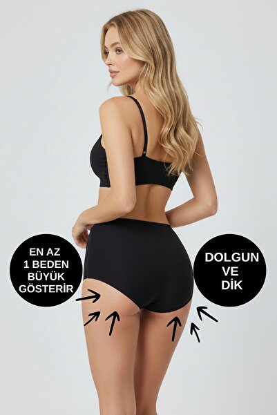 ALEXANDER HUD Kadın Kalçayı Dolgun Gösteren Popo Destekleyici Dikleştirici Pop Up Push Up Külot Korse