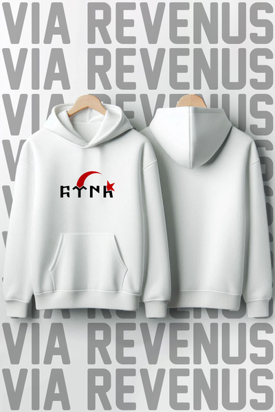 Vordevia سترة رياضية بقلنسوة مطبوعة بثلاثة خيوط من تورك