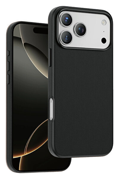 KeepHone Apple iPhone 17 Pro Max Kılıf Deri Kaplama Soft Görünüm Magsafe Prem...