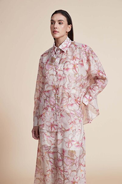 Yola قميص فضفاض مطرز