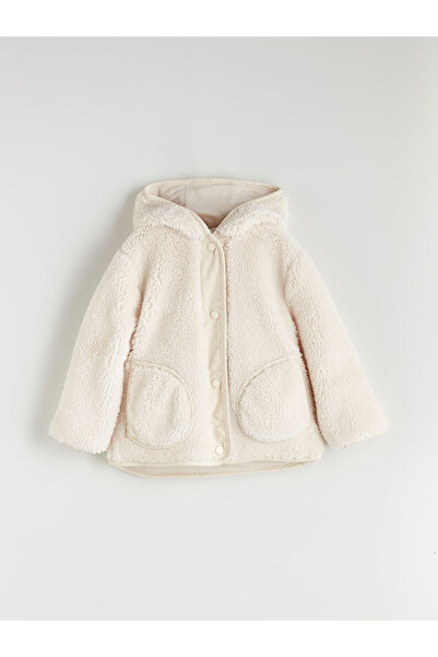 LC Waikiki Λαμπερές επιλογές από το Shining Store | με κουκούλα Λούτρινο παλτό για κορίτσια