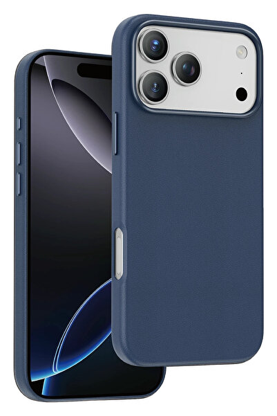 KeepHone Apple iPhone 17 Pro Max Kılıf Deri Kaplama Soft Görünüm Magsafe Prem...