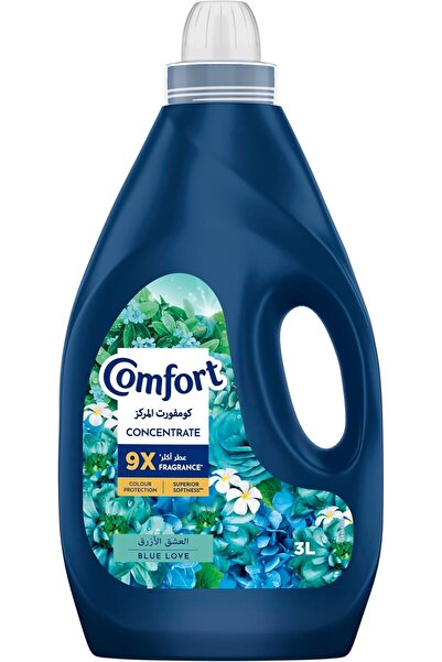 Comfort Blue Passion Concentrated Fabric Softener, 3 L
