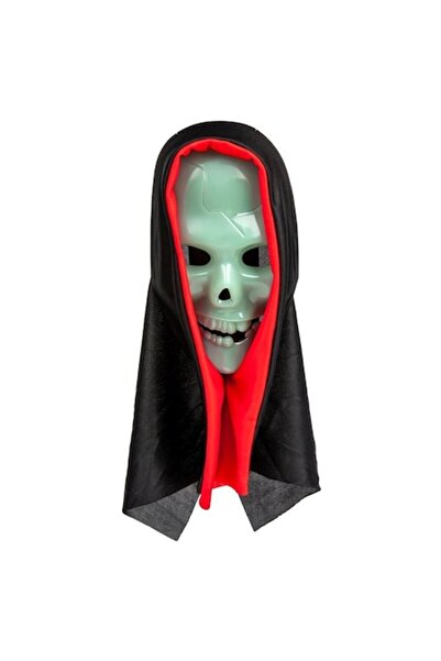 SyaMAG Mască de craniu care strălucește în întuneric, mărime universală