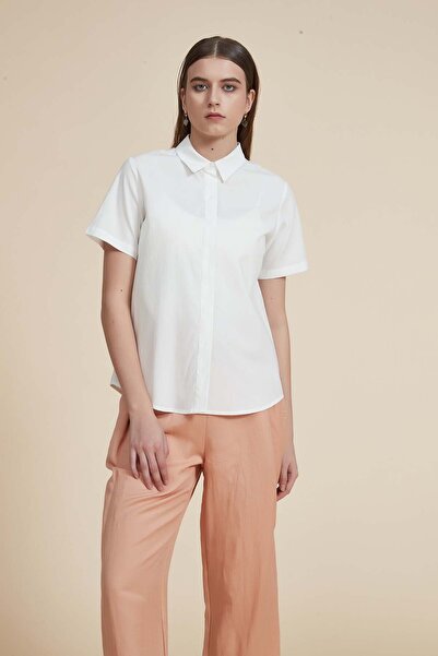 Yola قميص سادة بأكمام قصيرة