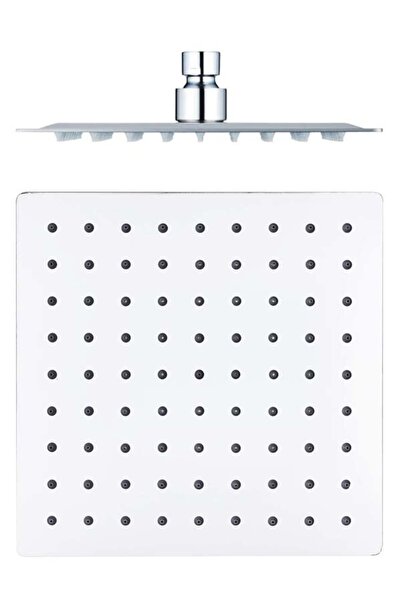 HESANIT رأس دش مربع، ضغط عالي، مظهر عصري فاخر، 200×200 مم - كروم 8002-20C