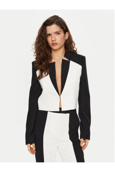 Karl Lagerfeld Γυναικείο Μπουφάν A1W14044 Λευκό, Μαύρο