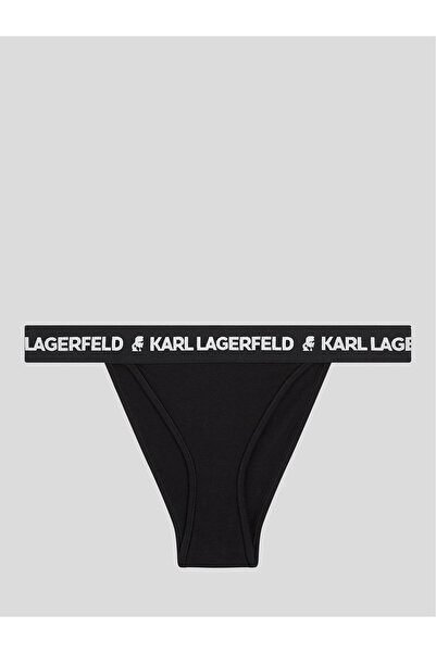 Karl Lagerfeld Γυναικεία Βραζιλιάνικα Σλιπ 225W2127 Μαύρο