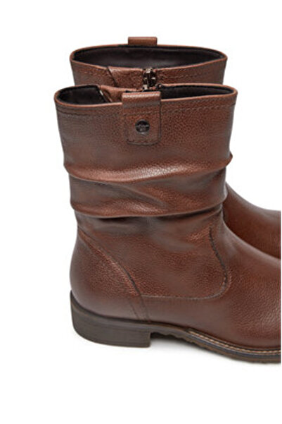 Tamaris γυναικεία μποτάκια μέχρι τον αστράγαλο 1-25414-43 καφέ