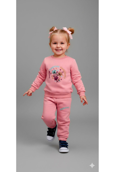 Beray Bebe Set de 2 piese pentru fetiță, cu trei fire, cu broderie în relief ...