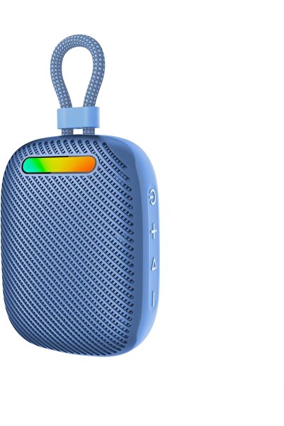 Promate مكبر صوت كريستال ساوند لاسلكي بتقنية البلوتوث 5.4، صوت ستيريو عالي 7 وات، أوضاع إضاءة RGB، مقاوم للماء