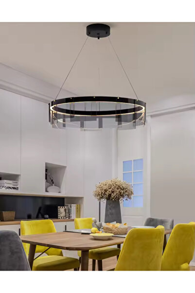 Humm Modern black chandelier