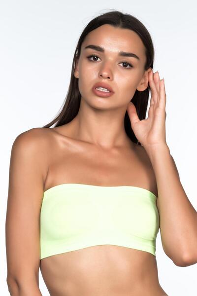 Findit Green 4002 Soft Strapless Bustier