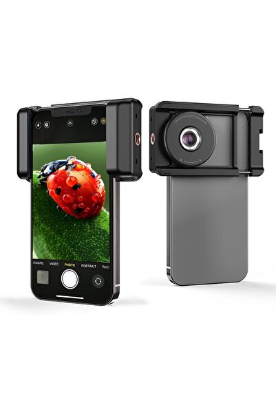 Generic 100X Phone Microscope Lens with LED Light & CPL Filter Universal Macro Camera for Android/iPhone