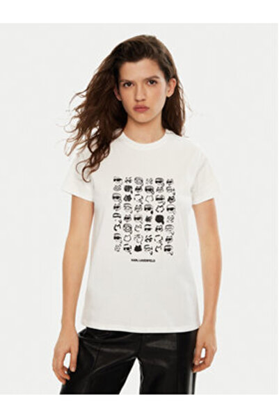 Karl Lagerfeld Γυναικείο T-Shirt A1W17124 Λευκό