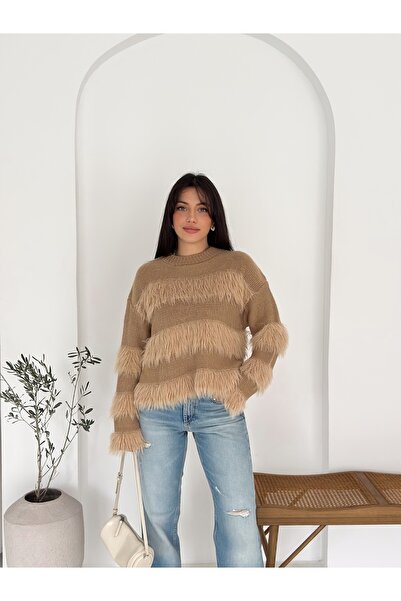 sportiness Beard Fabric Soft Texture Knitwear Sweater