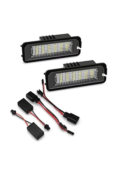BZRSH Set Lampi Numar LED Canbus fara eroare VW Golf 4 / 5 / 6 / 7, EOS, Passat B6 / B7, Passat CC, Polo,