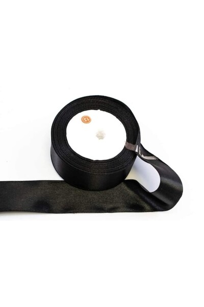 OEM Banda Satinata pentru Ambalaje Negru Mat 4cmx22 cm