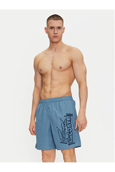 Lacoste Ανδρικό σορτς μαγιό MH9135 Μπλε