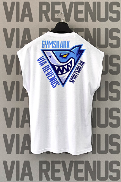 Vordevia Tricou sport Gym Via Revenus cu imprimeu pe spate, cu mâneci zero, c...