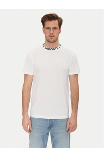 Lacoste Ανδρικό T-Shirt TH9582 Λευκό