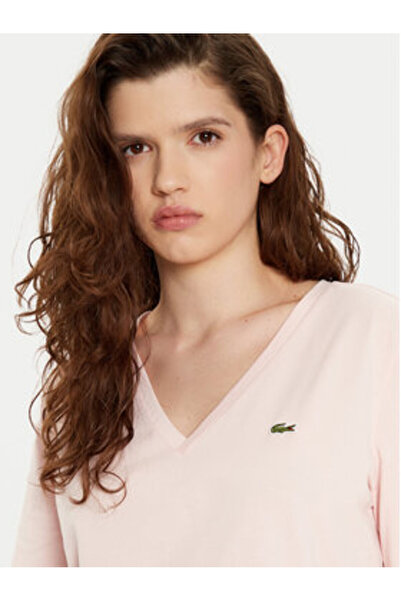Lacoste Γυναικείο T-Shirt ροζ LACOSTE-TF7300 ADY NIDUS