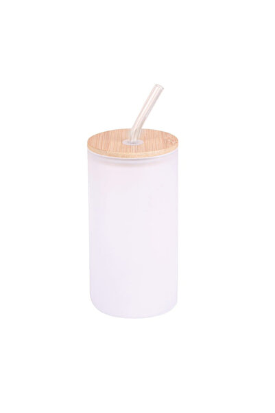 ZERYA Water Milk Juice Glass Drinking Bottle with Straw (600 ml) - Special Words of Affection in Kurdish for Boys