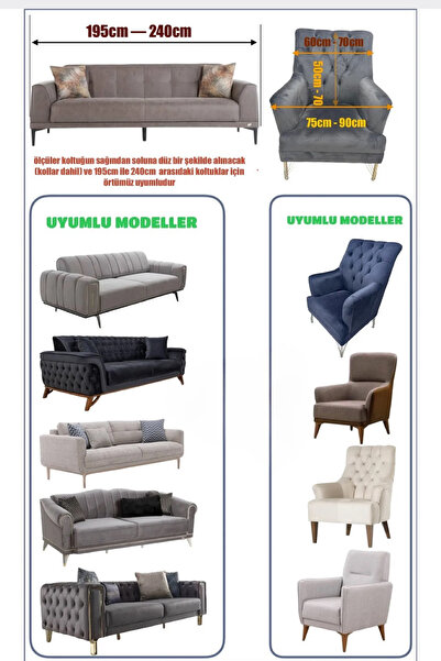 intil koltuk kılıfı Koltuk Örtüsü Takımı 3 2 1 1 Koltuk Kılıfı Takımı Ev Tekstili Ürünü