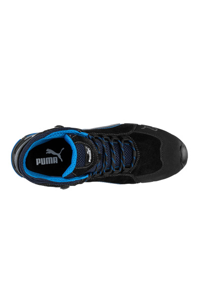 Puma Safety Rio Mid Mavi Siyah Alüminyum Burunlu Kaydırmaz İş Ayakkabısı S3 SRC 39 Numara
