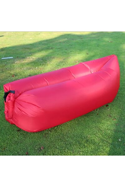 choice2 red Lazy Inflatable Sofa Outdoor Portable Beach Air Sofa Folding Camp...