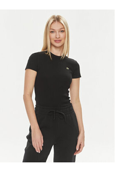 Lacoste Γυναικείο T-Shirt TF5538 Μαύρο