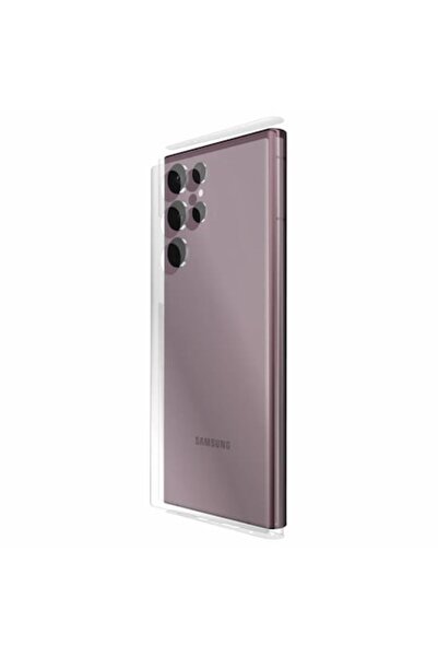 Optim Solution Σετ αλουμινίου πίσω όψης για Samsung Galaxy S22 Ultra, υδρογέλ...