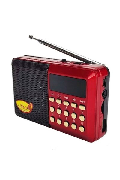 Optim Solution Radio FM portabil cu USB, Micro SD, AUX, reîncărcabil