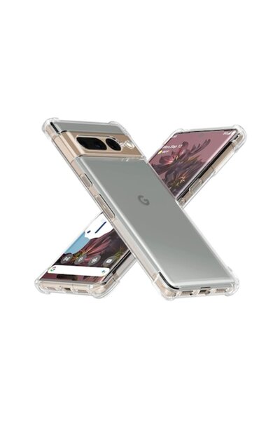 Techsuit Carcasă din silicon transparent rezistentă la șocuri pentru Google P...