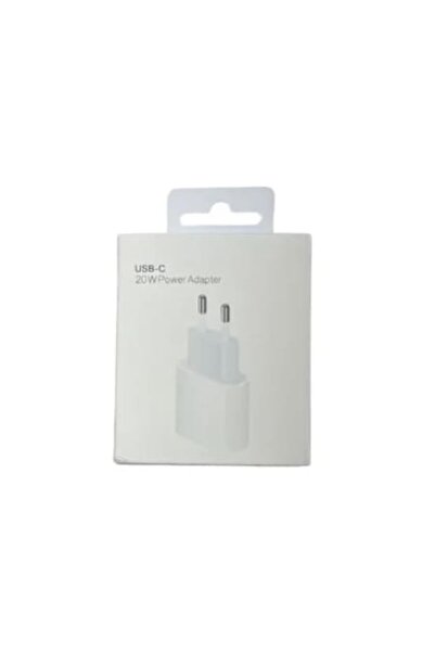 OEM USB-C 20W Network Charger for iPhone, White - Retail Package