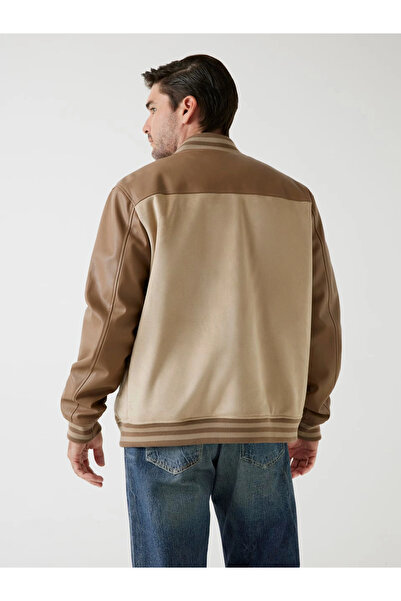 Guess Varsity Erkek Çok Renkli Bomber Ceket M5BL2BK1062-FN47