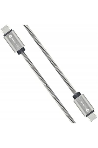 Forcell Cablu de date PVC 100W PD QC4.0 1m Argintiu
