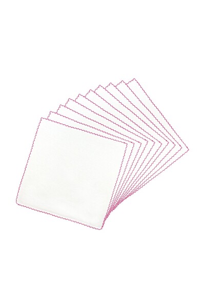 Sema Baby Double Layer Combed Baby Wipes 10 Pack - Pink