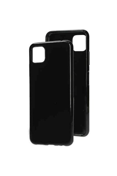 MOBIPARTS Carcasă din silicon, compatibilă cu Samsung Galaxy A22 5G 2021, neagră
