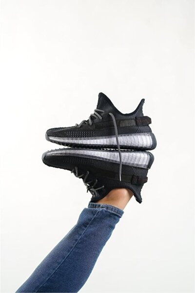 Zerenyus Pulex Knitwear Daily Comfortable Walking Shoes Black White