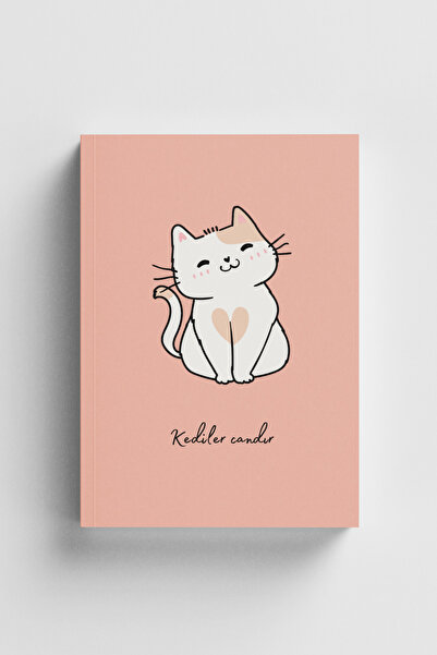 Bi Dünya Haber دفتر ملاحظات منقط بتصميم القطط