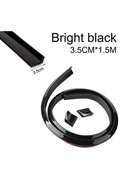 Choice5 Style 2 Black 3.5CM Car Rear Spoiler Universal Car Trunk Spoiler Roof...