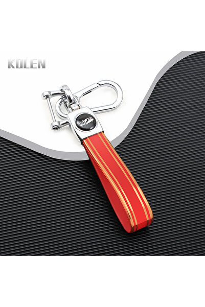 Choice4 سلسلة مفاتيح من مادة TPU عالية الجودة باللون الأحمر الذهبي للرجال وال...