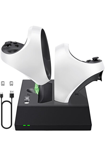 Lampelc Statie de incarcare pentru controller PS VR2 Lampelc, plastic, negru