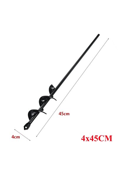 Choice 4x45cm 8 Sizes DIY Carbon Steel Planter Garden Auger Spiral Drill Bit ...