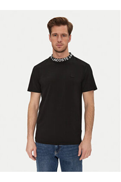 Lacoste Ανδρικό T-Shirt TH9582 Μαύρο