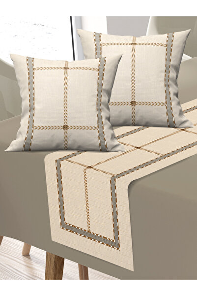 Ardizayn Velvet Fabric, Balcony, Garden, Kitchen Runner and Set of 2 Throw Pillow Covers