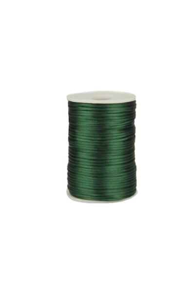 Creativ Deco Plus Sfoară satinată verde 2 mm, rolă 91 m