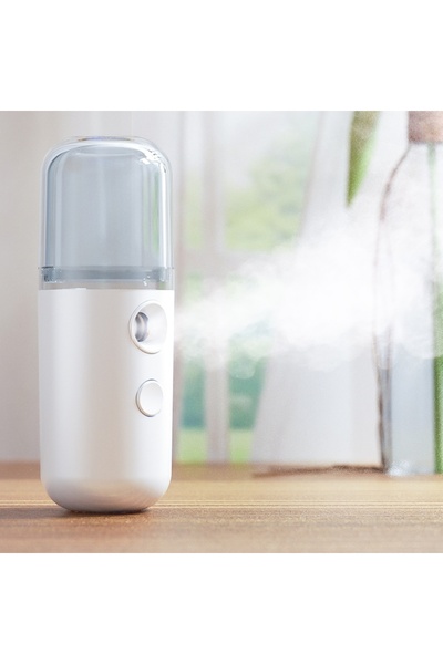 OEM Facial Hydration Spray, Nano Ⅱ®, Hygiene, Skin Cleansing, Cold Steam, USB Charging, 30 ml, White